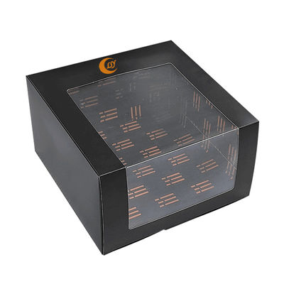 Custom Paper Hat Packaging Baseball Cap Window Box Hadiah Dengan Clear PVC Window untuk Baseball Cap