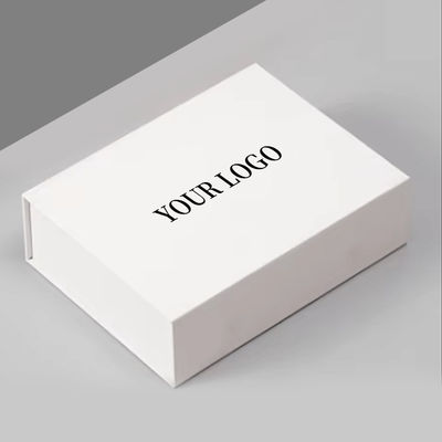 Custom Lipat Flip Kertas Kotak Dengan Die Cut Top Otomatis Kunci Bagian Bawah Display Kertas Kotak Putih Reverse Lipat End Packaging Box