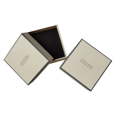 Custom Perhiasan Kemasan Kotak Tutup Dan Bagian Bawah Ketahanan Dua Potongan Kertas Kemasan Kotak Kalung Ring Box Untuk Kerajinan