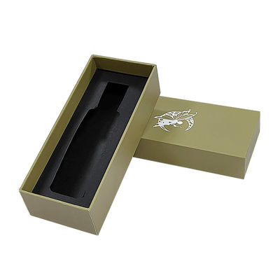 Custom Logo Emas kecil Luxury Tutup dan Base Botol Parfum Kotak Hadiah Kertas Kardus Ketah