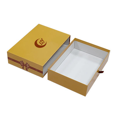 Custom Sliding Drawer Gift Paper Box Dengan Color Printing untuk Set Hadiah Packing Packages Paper Rigid Box