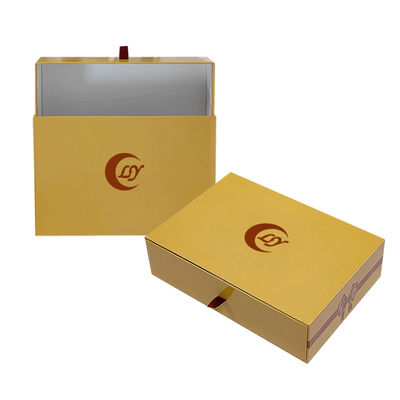 Custom Sliding Drawer Gift Paper Box Dengan Color Printing untuk Set Hadiah Packing Packages Paper Rigid Box