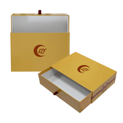 Custom Sliding Drawer Gift Paper Box Dengan Color Printing untuk Set Hadiah Packing Packages Paper Rigid Box