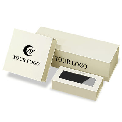 Customized Square Magnetic Closure Lid Gift Cosmetic Personalised False Eyelashes Packaging Paper Box Dengan Jendela Transparan