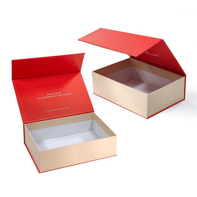 Custom Rigid Cardboard Packaging Luxury Magnet Gift Box Logo Anda Sendiri Dengan Penutupan Magnetik