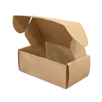 Custom Logo Printed Eco Friendly Delivery Brown Kraft Paper Carton Mailer Pengiriman Kotak Pos