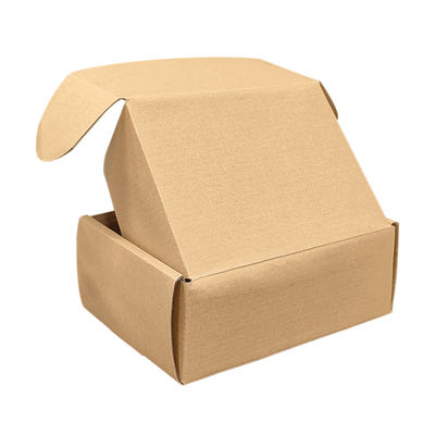 Custom Logo Printed Eco Friendly Delivery Brown Kraft Paper Carton Mailer Pengiriman Kotak Pos
