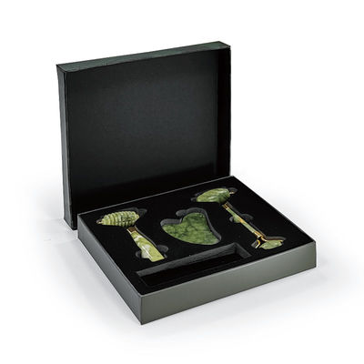 Logo yang disesuaikan Premium Green Cardboard Lid Top Cover And Bottom Luxury Cosmetic Packaging Box Hadiah