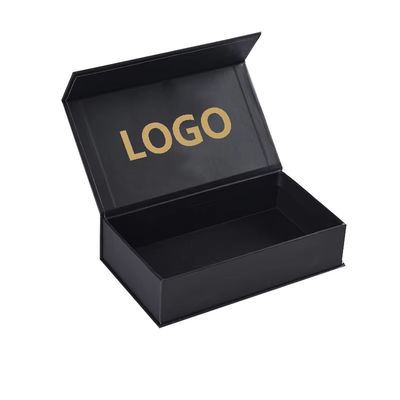 Pabrik Custom Packaging Printing Box Cardboard Black Paper Magnet Gift Box Pengemasan dengan Inner Foam