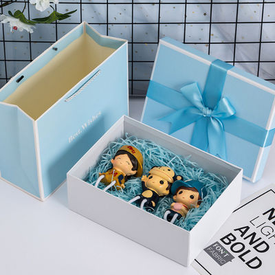 Custom Luxury Cardboard Cover And Base Cosmetic Packaging Box Set Kado Pribadi dengan Ribbon