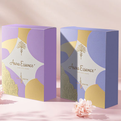 Custom Luxury Square Empty Folding Paper Box Candle Jars dengan Tutup dan Kotak Pengemasan Otomatis Bagian Bawah Buckle Box