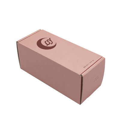 Custom Printed Mailer Box Pink Kosmetik Pribadi Mailing Packaging Box Terima Kasih Gift Wrap Cardboard