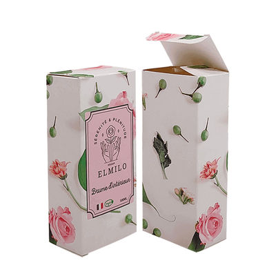 Custom Printed Biodegradable Perfume Beauty Skin Care Cosmetics Packaging Box Hot Stamping Kothak Kertas Goresan