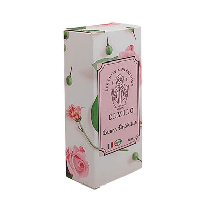 Custom Printed Biodegradable Perfume Beauty Skin Care Cosmetics Packaging Box Hot Stamping Kothak Kertas Goresan