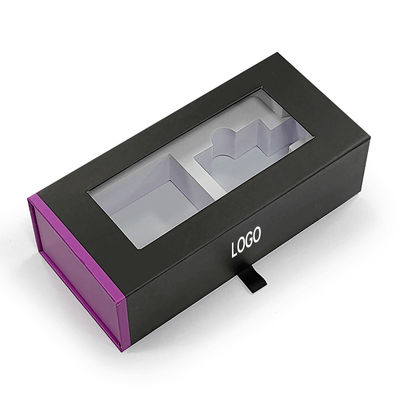 Logo yang disesuaikan Luxury Cardboard Magnetic Wireless Headphone Packaging Box dengan EVA Liner Packaging Hanging Box