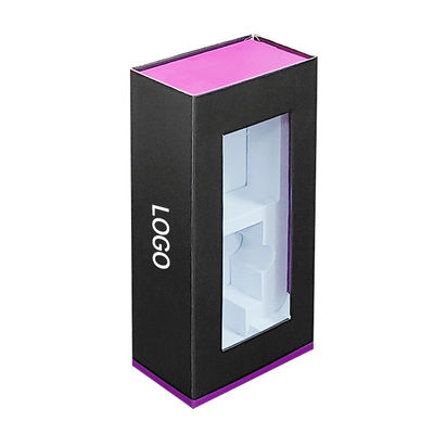 Logo yang disesuaikan Luxury Cardboard Magnetic Wireless Headphone Packaging Box dengan EVA Liner Packaging Hanging Box