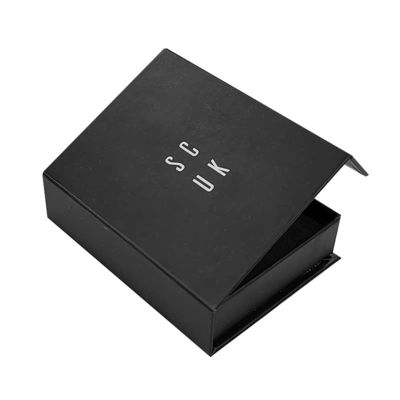 Custom logo Luxury Black Cardboard Smart Watch Magnetic Gift Packaging Box Jam tangan tunggal dengan lapisan busa