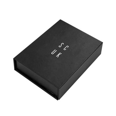 Custom logo Luxury Black Cardboard Smart Watch Magnetic Gift Packaging Box Jam tangan tunggal dengan lapisan busa