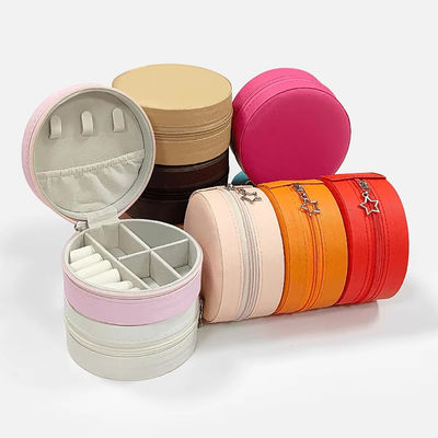 High End Portable Pink Perhiasan Set Kotak Earrings Cincin Kalung Gelang Gelang Perhiasan Storage Box