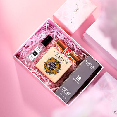 Tas Belanja Populer Offset Printing Packaging Paper Gift Bag Set Dengan Genggam