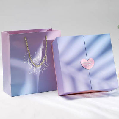 Customized Double Door Open Box Ring Perfume Watch Packaging Box Hadiah dengan Logo Anda Sendiri