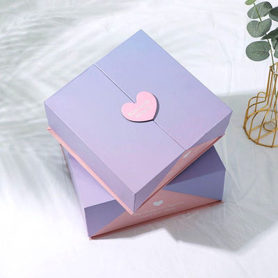 Customized Double Door Open Box Ring Perfume Watch Packaging Box Hadiah dengan Logo Anda Sendiri
