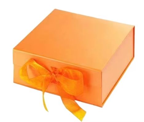 Custom Logo Ukuran Luxury Magnetic Flip Wig Cosmetic Packaging Box Box Hadiah Dengan Ribbon Magnetic Closure