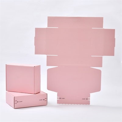CMYK / PANTONE Printed Corrugated Cardboard Box Untuk Perawatan Kulit Mailer Hadiah Custom Luxury Design
