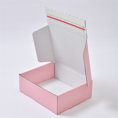 CMYK / PANTONE Printed Corrugated Cardboard Box Untuk Perawatan Kulit Mailer Hadiah Custom Luxury Design