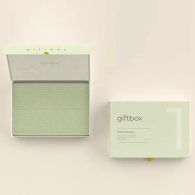 Kotak Hadiah Kaku Mewah Daur Ulang Kustom dengan Penutup Magnetik Lipat Atas Kotak Kertas Lipat Penyimpanan Kemasan Kosmetik Perhiasan Parfum Buatan Tangan