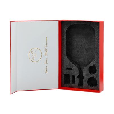 Grosir Custom cetak Kotak magnetik besar Kemasan untuk Badminton & Padel Raket Kotak hadiah besar dengan Logo Pencetakan