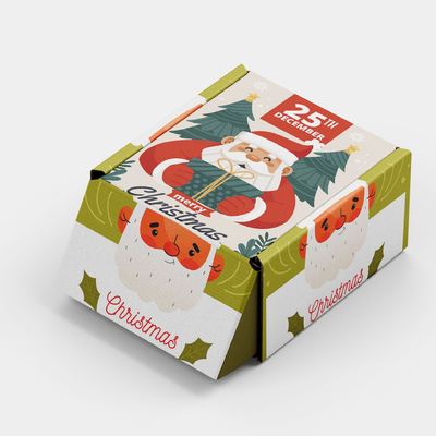 Kotak Pengiriman Kemasan Personalisasi Mewah yang Dapat Disesuaikan Set Kotak Hadiah Natal Perawatan Kulit untuk Hadiah Liburan