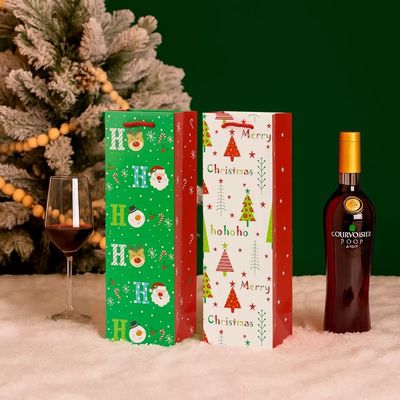 Tas Belanja Kertas Natal Pribadi Kecil yang Disesuaikan dengan Pegangan Pita