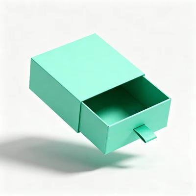 Grosir Luxury Square Pattern Drawer Slide White Cardboard Gift Packaging Kotak Perhiasan