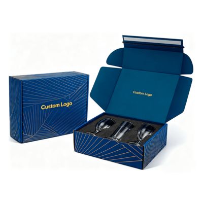 Custom Self-Sealing Mailer Kotak kertas bergelombang untuk Pakaian Kosmetik Perfume Cap Packaging Tear Strip Print Box