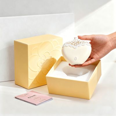 Kotak Hadiah Parfum 50ml Unik Kustom Set Wanita Kotak Tutup dan Alas Kaku Merah Muda Kemasan Aromaterapi Terbuat Dari Kertas