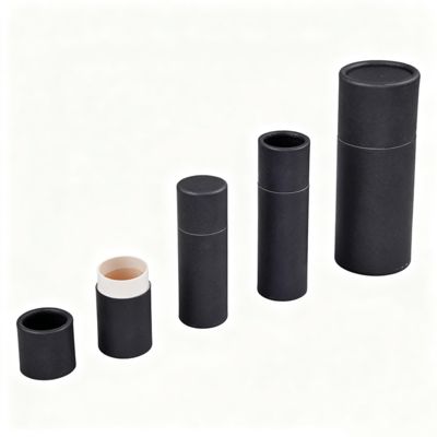 Tabung Kertas Silinder Kustom Untuk Kemasan Minyak Esensial Sikat Gigi Lilin Kopi Teh Bahan Kertas Kerajinan Dan Karton