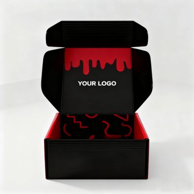 Kotak Sepatu Wanita Mewah Kustom Dengan Logo Kemasan Pos Ramah Lingkungan Papan Bergelombang Untuk Sepatu Atau Pakaian