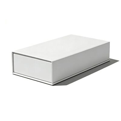 Logo khusus Kotak kertas berlapis panas yang dapat didaur ulang dengan tutup magnetik untuk kemasan kartu hadiah kecil