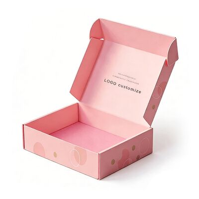 Kotak Kemasan Kertas Parfum Kosmetik Ramah Lingkungan dengan Cetakan Logo Kustom Kotak Pengiriman Karton Bergelombang