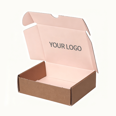 Custom Logo Mailer Box Kotak kemasan pengiriman bergelombang untuk produk e-commerce