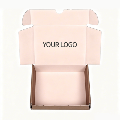 Custom Logo Mailer Box Kotak kemasan pengiriman bergelombang untuk produk e-commerce