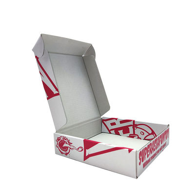 Ukuran Custom Flat Packed Shipping Mailer Box Tiga Lapisan Bergelombang Baju Dalam Pakaian