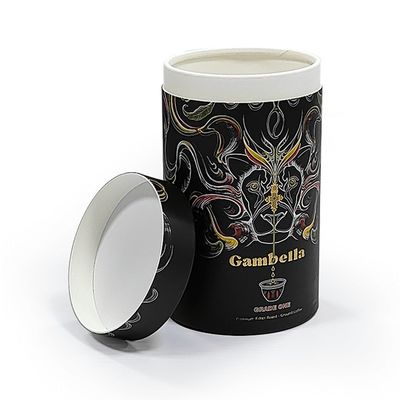 Custom Printed Tube Packaging Box Biodegradable Round Paper Tube Box Untuk Kue