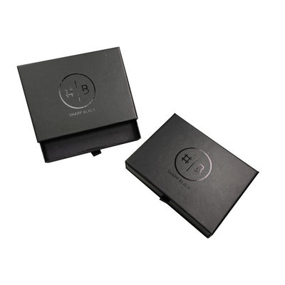Luxury Black Magnetic Sealing Gift Box dengan Matte Finish dan Material Kardus