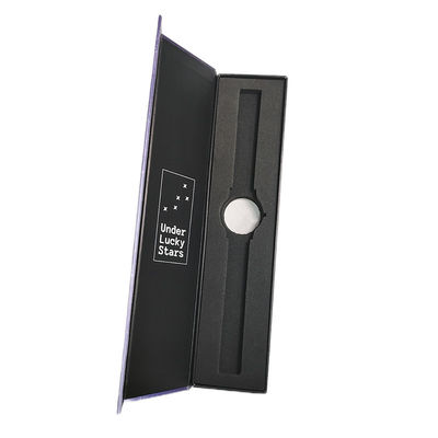 Custom Design Paper Cardboard Magnetic Book Box untuk Jam Tangan Pengemasan Insert
