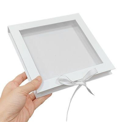 Kemasan Kalung Karton Flap Magnetic Custom yang Ramah Lingkungan dengan Jendela Transparan