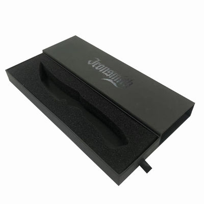 Stylish Hanging Necktie Bow Tie Scarf Packaging Cardboard Sliding Drawer Box untuk Anda