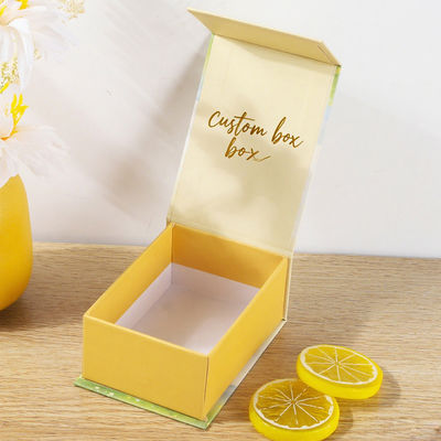 Kotak Karton Kaku Buatan Tangan Biodegradable Terlaris Eropa Kemasan Hadiah Mewah Kotak Hadiah Magnetik