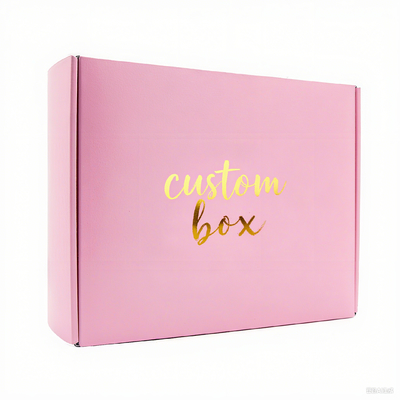 Kotak Pengiriman Kosmetik Kertas Bergelombang Daur Ulang Grosir Kotak Pengiriman E-commerce yang Dapat Dilipat untuk Parfum Bulu Mata Laminasi Matt